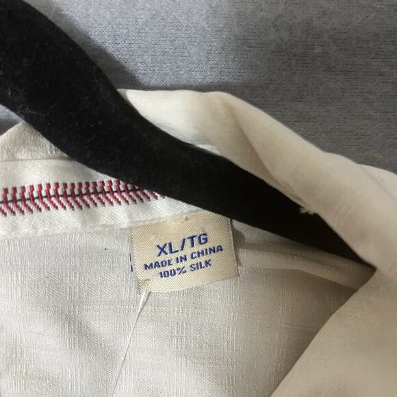 TOMMY‎ BAHAMA Baseball NY Yankees 100% Silk Shirt MLB Hawaiian Tropical XL - Picture 4 of 11